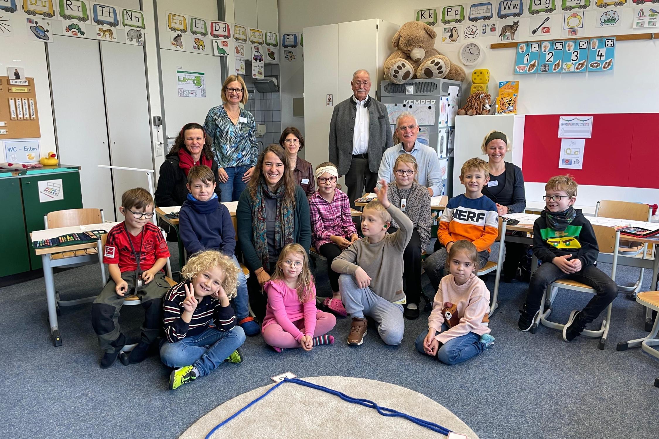 Besuch in der Klasse 1