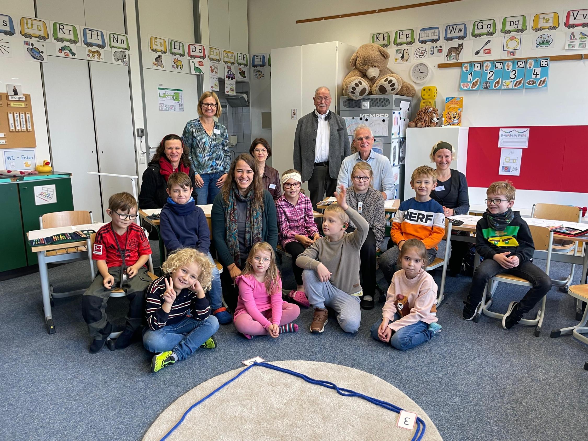 Besuch in der Klasse 1