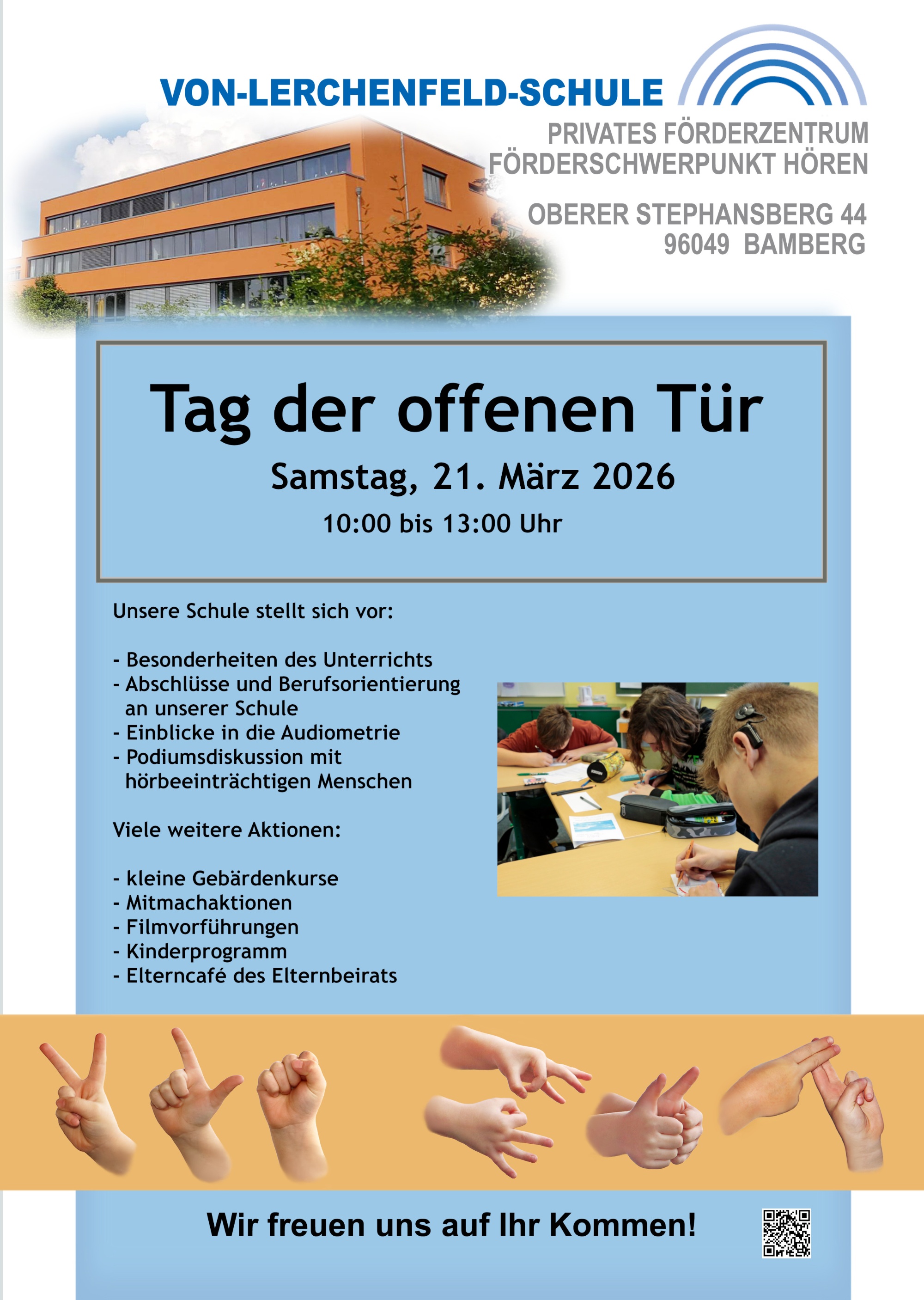 Flyer Tag der offenen Tür