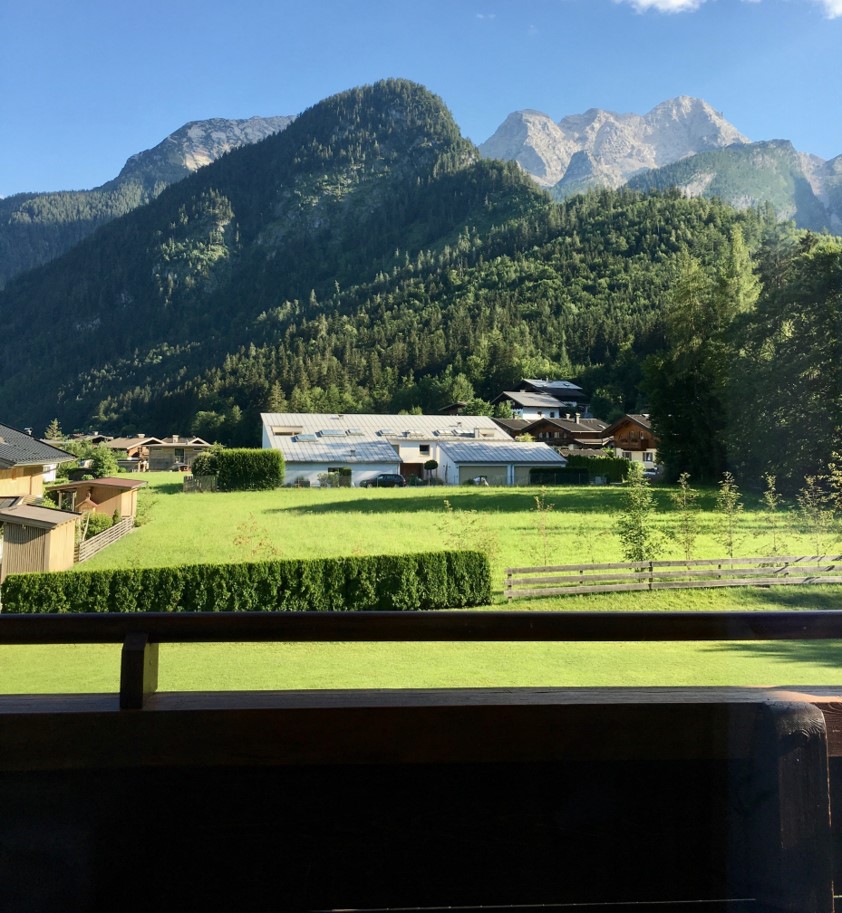 Blick vom Balkon