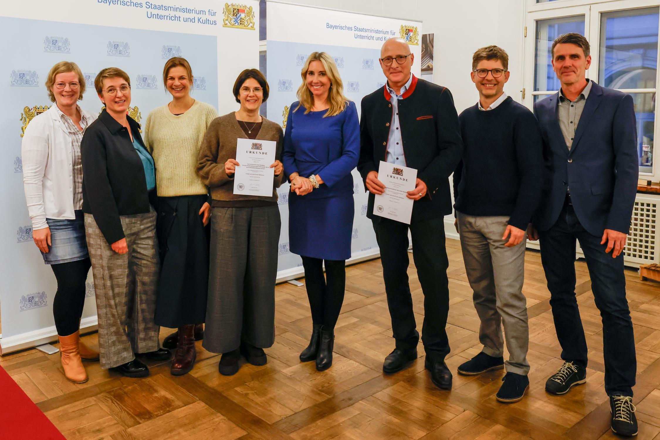 Verleihung Schulprofil Inklusion in München